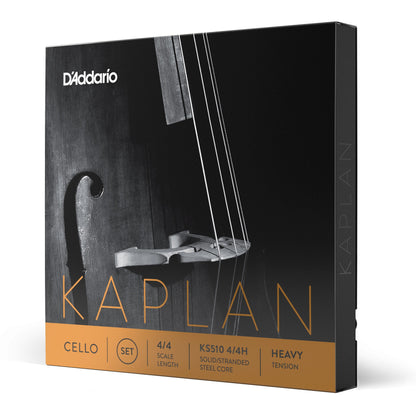 D'Addario Kaplan Cello String Set, 4/4 Scale, Heavy Tension