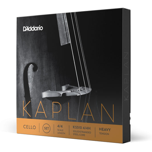 D'Addario Kaplan Cello String Set, 4/4 Scale, Heavy Tension