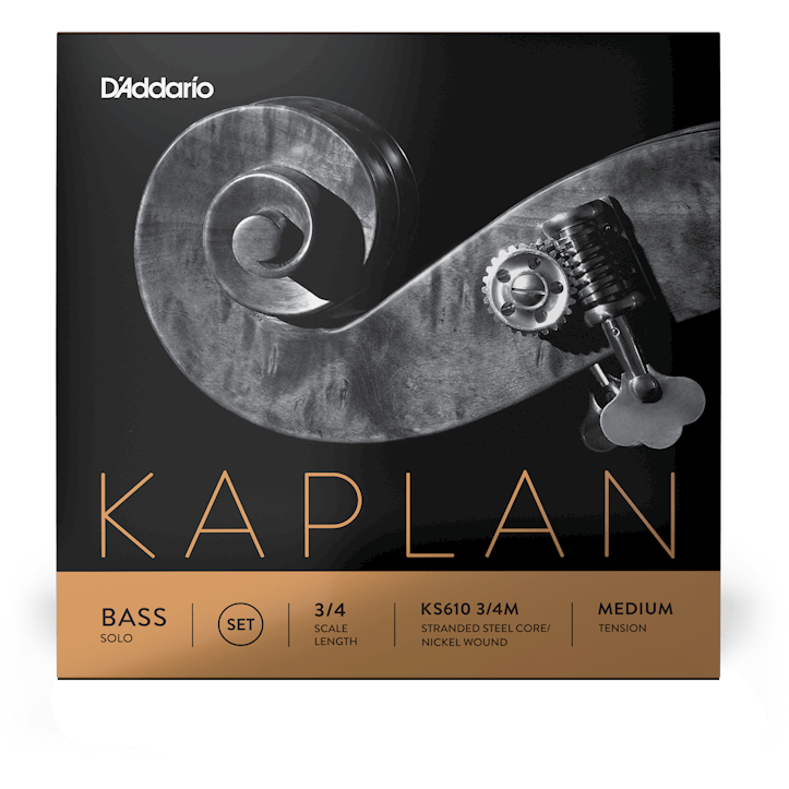 D'Addario Kaplan Solo Double Bass E String – 3/4 Scale – Medium Tension