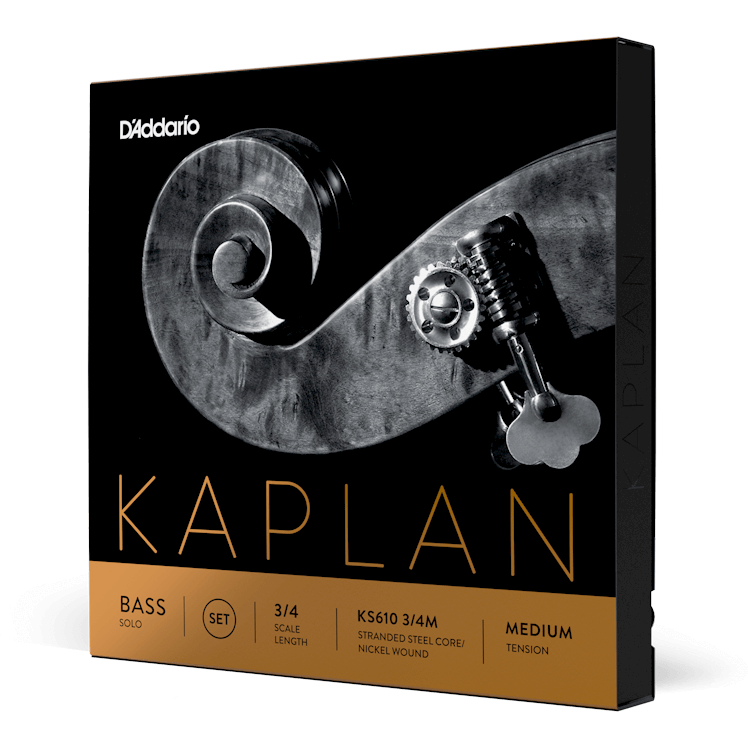 D'Addario Kaplan Solo Double Bass E String – 3/4 Scale – Medium Tension