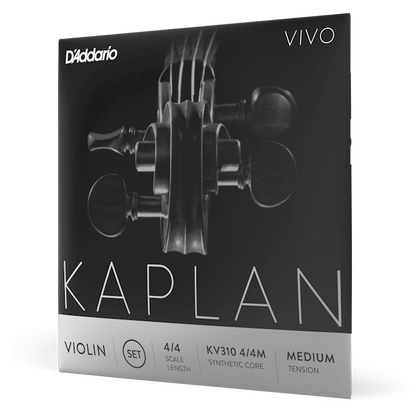 D'Addario Kaplan Vivo Violin G String – 4/4 Scale – Medium Tension