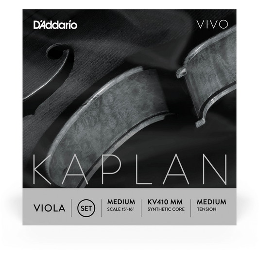 D'Addario Kaplan Vivo Viola String Set – Medium Scale – Medium Tension