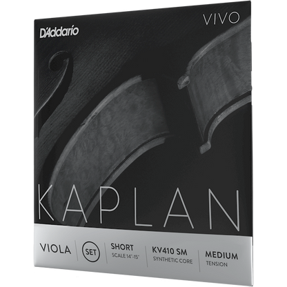 D'Addario Kaplan Vivo Viola String Set – Short Scale – Medium Tension