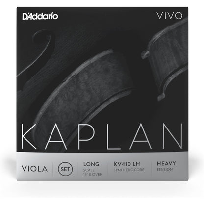 D'Addario Kaplan Vivo Viola String Set, Long Scale, Heavy Tension