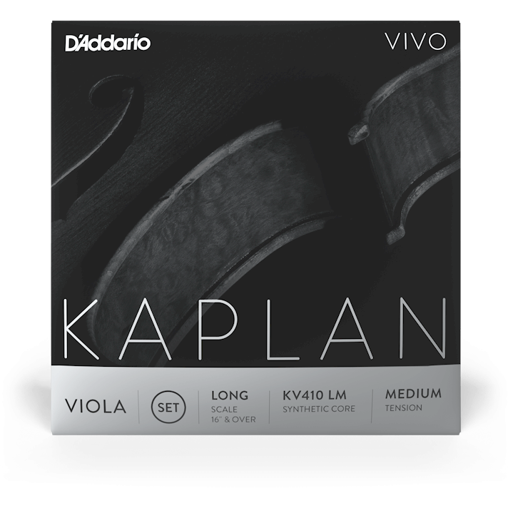 D'Addario Kaplan Vivo Viola D String – Long Scale – Medium Tension
