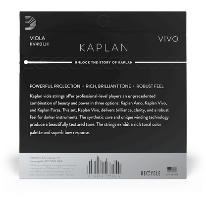 D'Addario Kaplan Vivo Viola G String – Long Scale – Heavy Tension