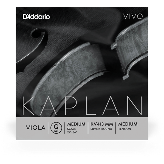 D'Addario Kaplan Vivo Viola G String – Medium Scale – Medium Tension