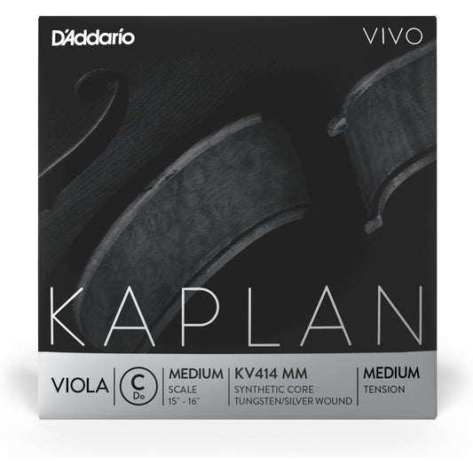 D'Addario Kaplan Vivo Viola C String, Medium Scale, Medium Tension