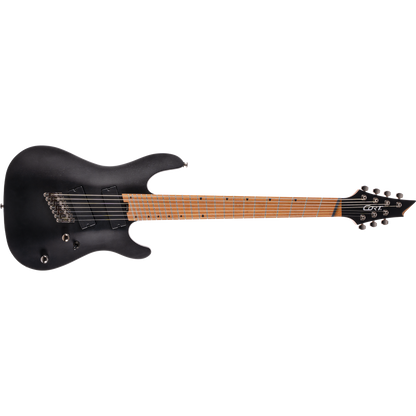 Cort KX307 PRO 7 String Electric Guitar OPBK Black