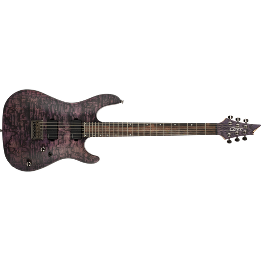 Cort KX500 Etched Electric Guitar – Deep Violet