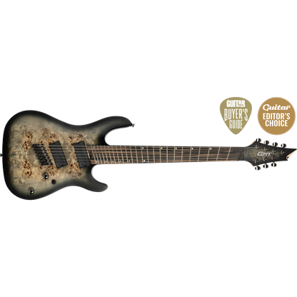 Cort KX507 Multi-Scale 7-String Electric Guitar – Stardust Black