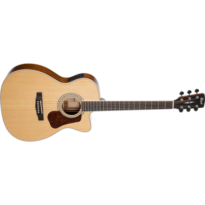 Cort L710F Satin Natural OM Cutaway Acoustic Guitar