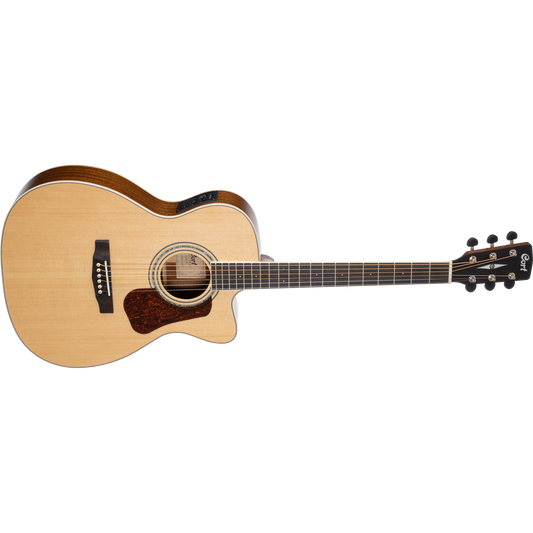 Cort L710F Satin Natural OM Cutaway Acoustic Guitar