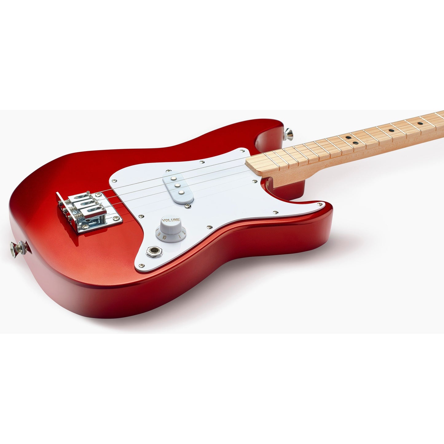 Fender X Loog Stratocaster 3-String Electric Guitar Red