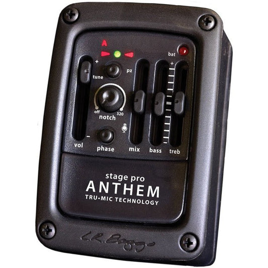 LR Baggs ANTHSTAGE Anthem Stagepro Acoustic Guitar Preamp System with Element Pickup & Microphone OEM Version