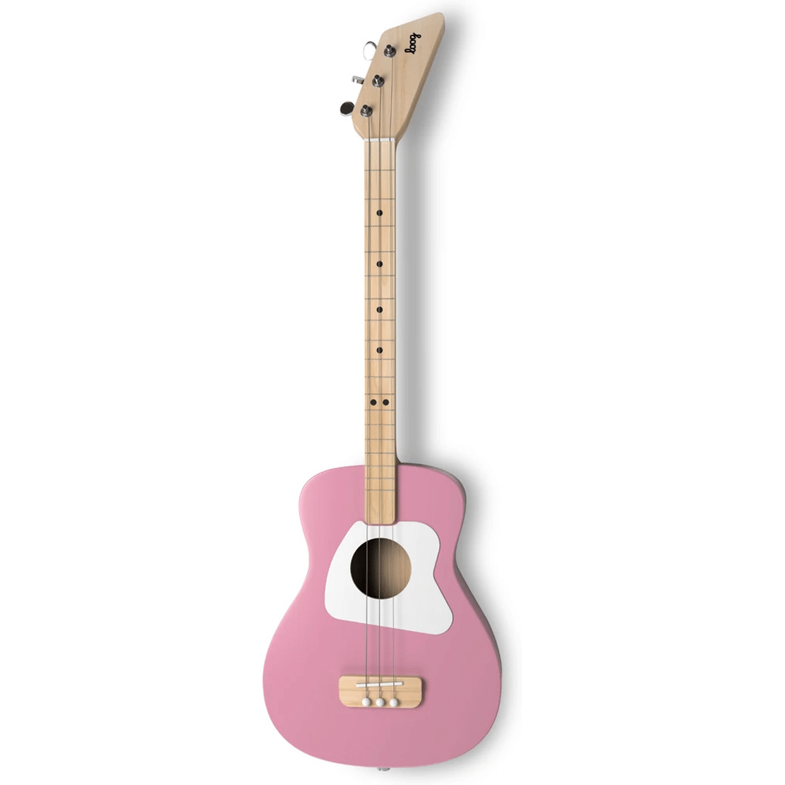 Loog Pro Kids 3-String Acoustic Guitar Pink