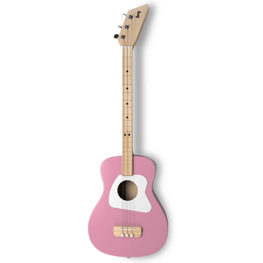 Loog Pro Kids 3-String Acoustic Guitar Pink