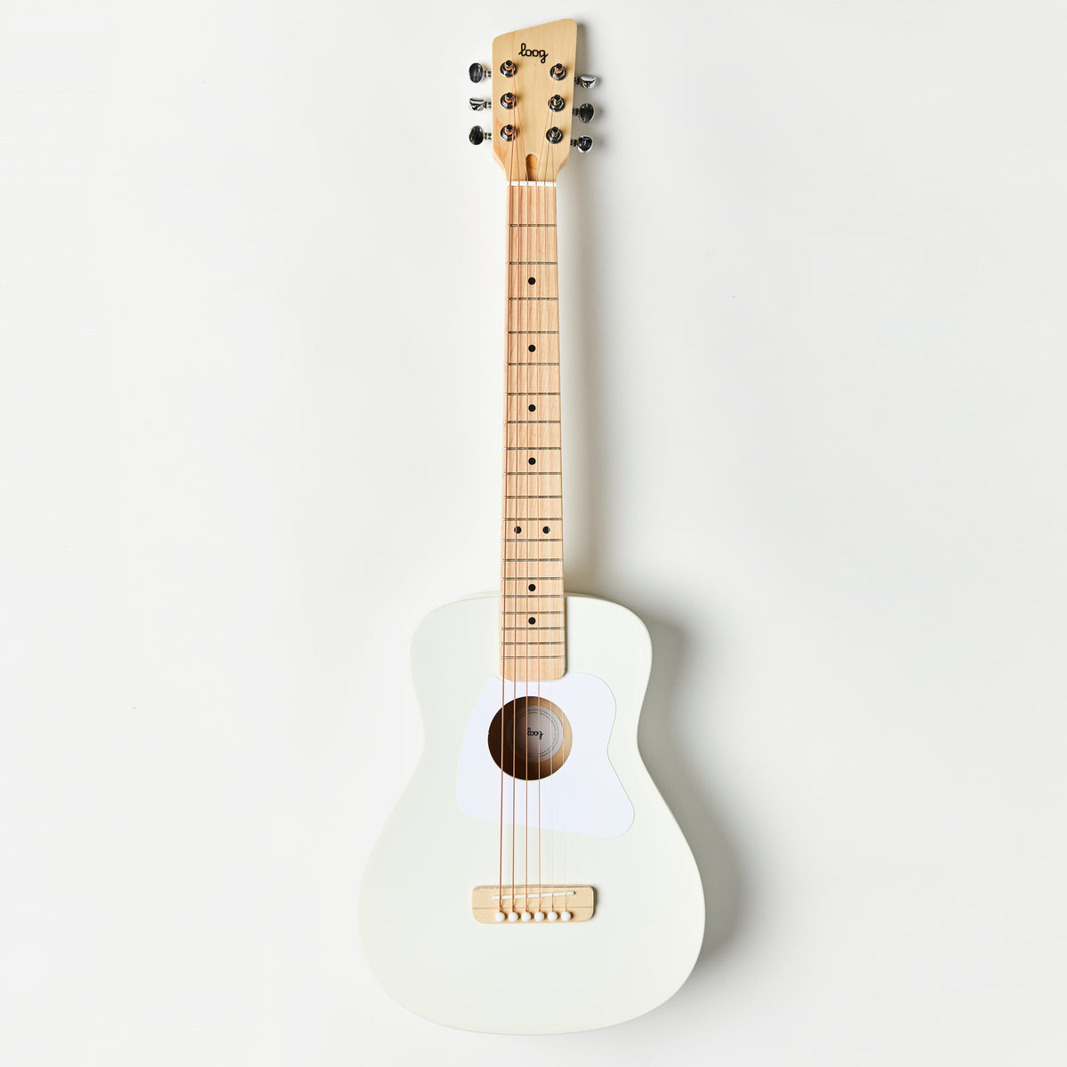 Loog Pro VI Kids 6-String Acoustic Guitar White