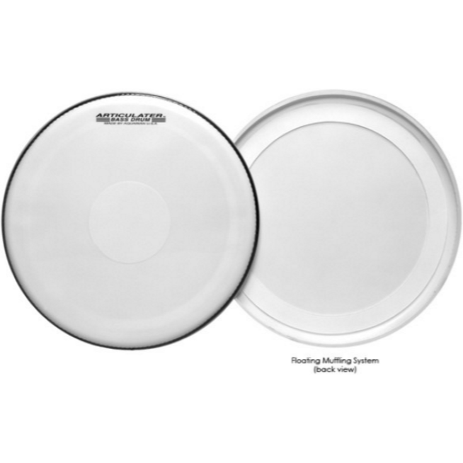 Aquarian MAB14W White Marching Bass Drumhead - Size - 14"