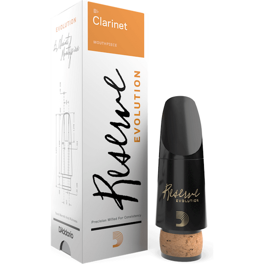 D'Addario Reserve Evolution Bb Clarinet Mouthpiece – EV10E