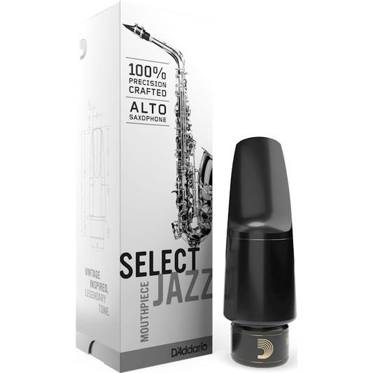 D'Addario Select Jazz Alto Saxophone Mouthpiece – D7M