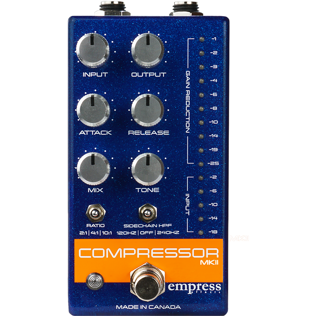 Empress Effects Compressor MKII  - Blue - Guitar Compressor Pedal