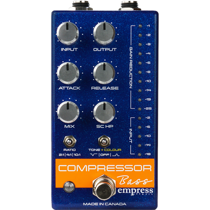 Empress Effects Compressor Bass - Blue - Compressor Pedal