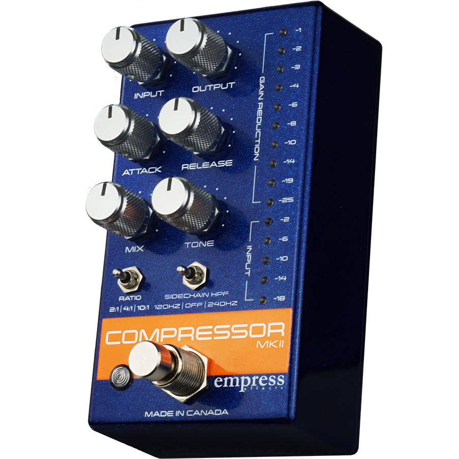 Empress Effects Compressor MKII  - Blue - Guitar Compressor Pedal