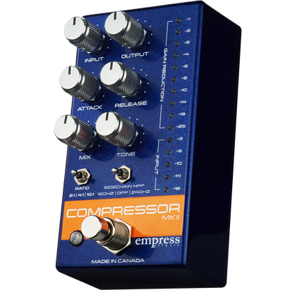 Empress Effects Compressor MKII  - Blue - Guitar Compressor Pedal