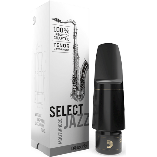 D'Addario Select Jazz Tenor Saxophone Mouthpiece – D9M