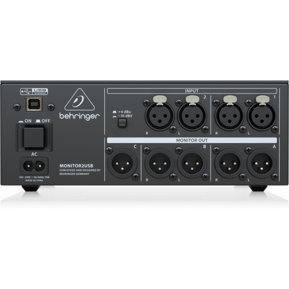 Behringer MONITOR2USB Monitoring Controller