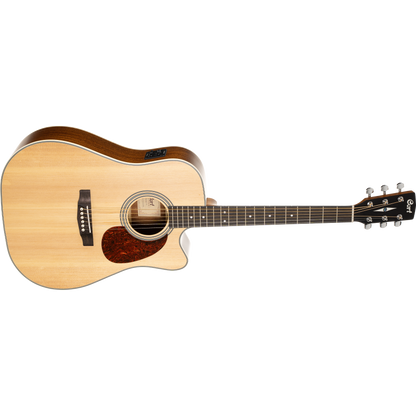 Cort MR600F Natural Satin Dreadnought Cutaway Acoustic Guitar