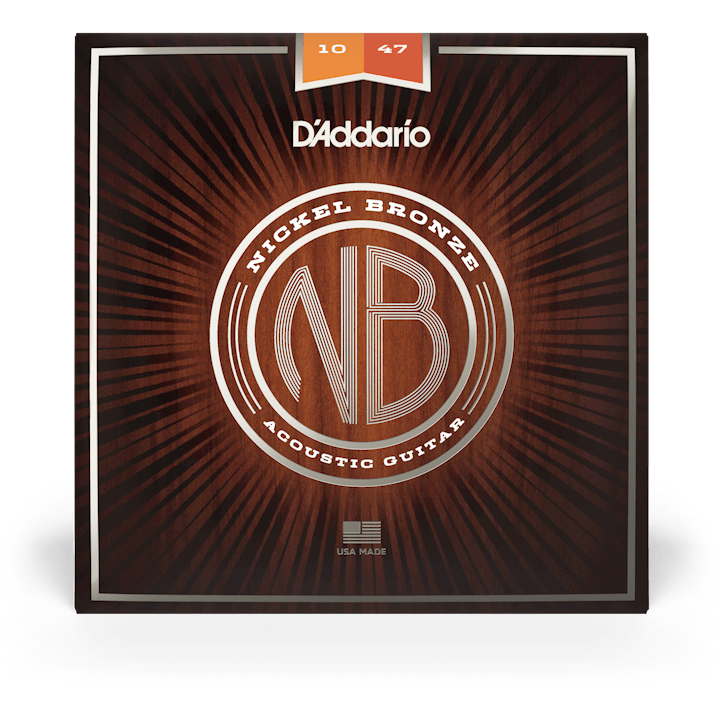 D'Addario Nickel Bronze Acoustic Guitar Strings – Extra Light – 10-47