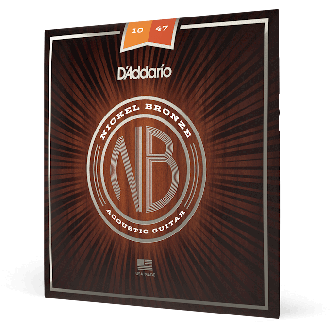 D'Addario Nickel Bronze Acoustic Guitar Strings – Extra Light – 10-47