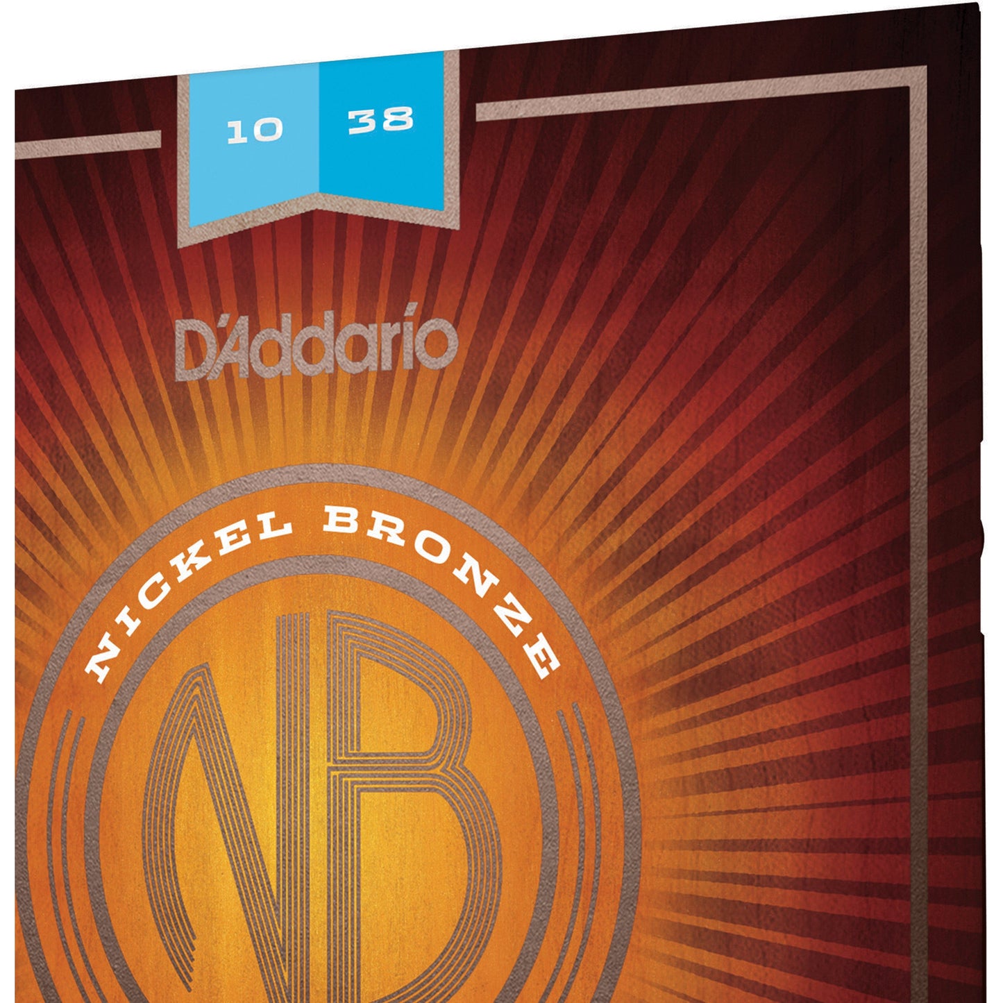 D'Addario NBM1038 Nickel Bronze Mandolin Strings, Light, 10-38