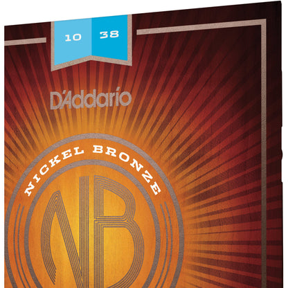 D'Addario NBM1038 Nickel Bronze Mandolin Strings, Light, 10-38