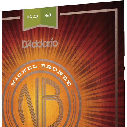 D'Addario NBM11541 Nickel Bronze Mandolin Set, Med-Hvy, 11.5-41