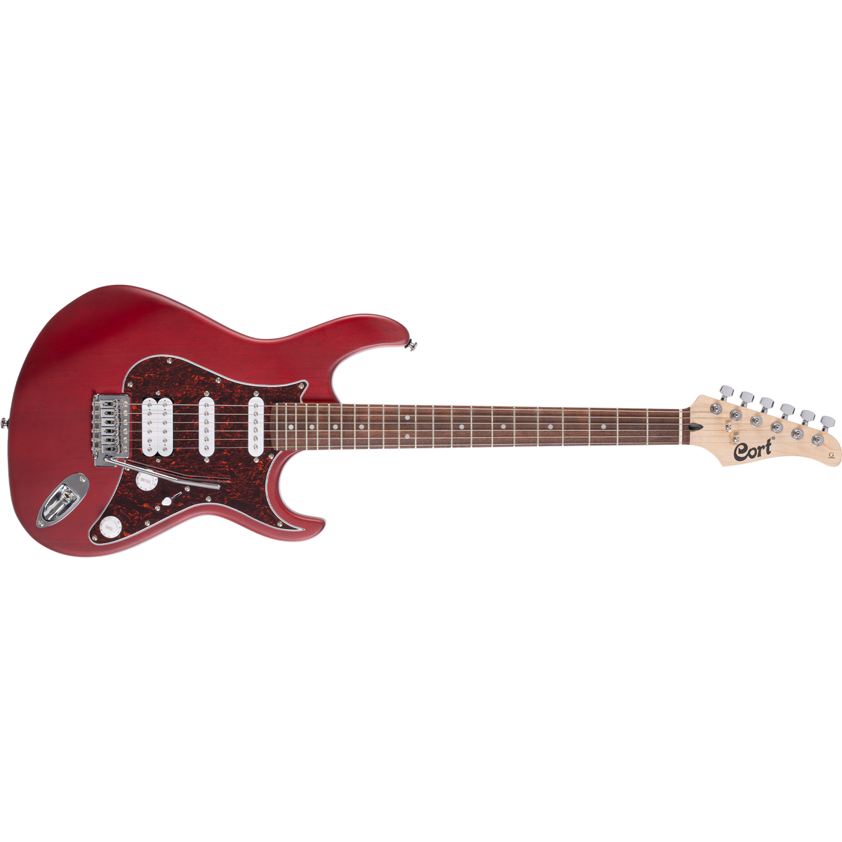Cort G110 Electric Guitar – Open-Pore Black Cherry