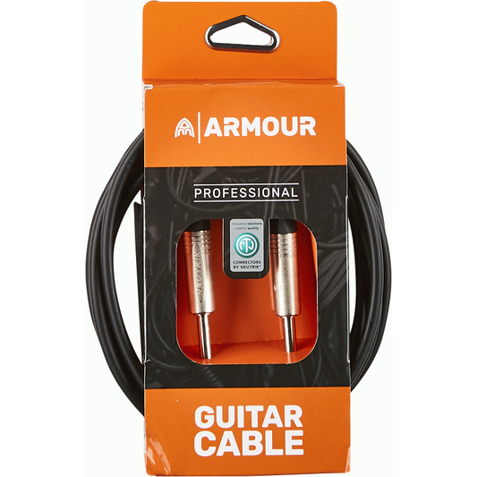 Armour NGP10 Guitar Cable - Neutrik Connector Jacks - 10 Foot