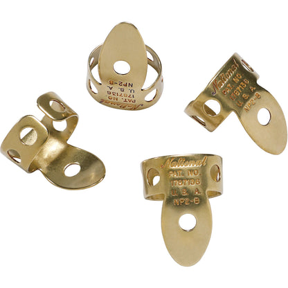 D'Addario National Brass Finger Picks - 4-Pack