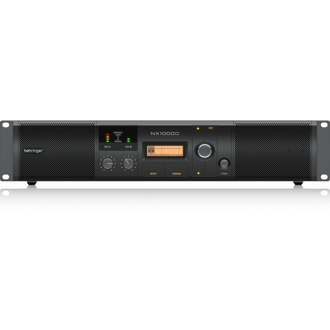 Behringer NX1000D Power Amplifier With Smartsense