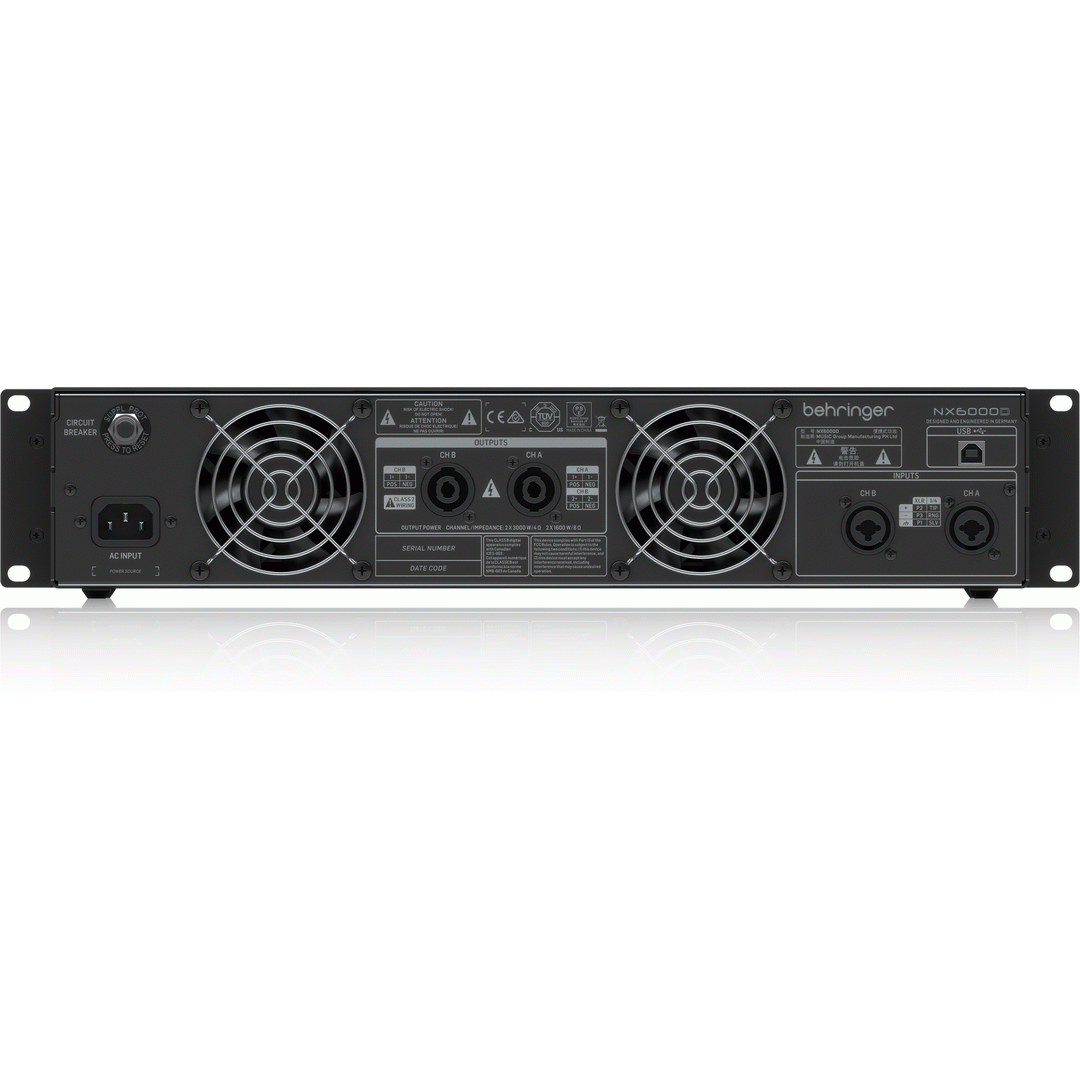 Behringer NX6000D Power Amplifier