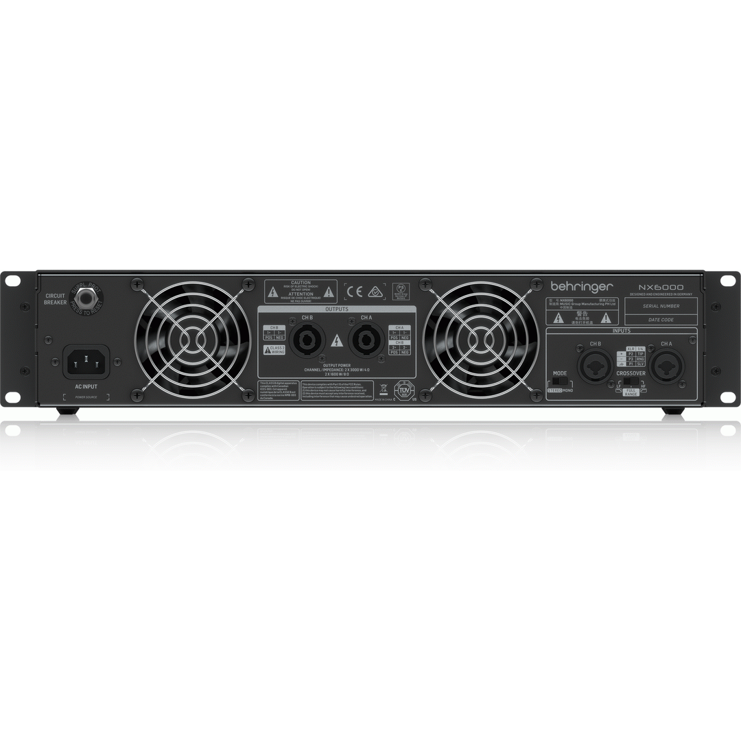 Behringer NX6000 Power Amplifier