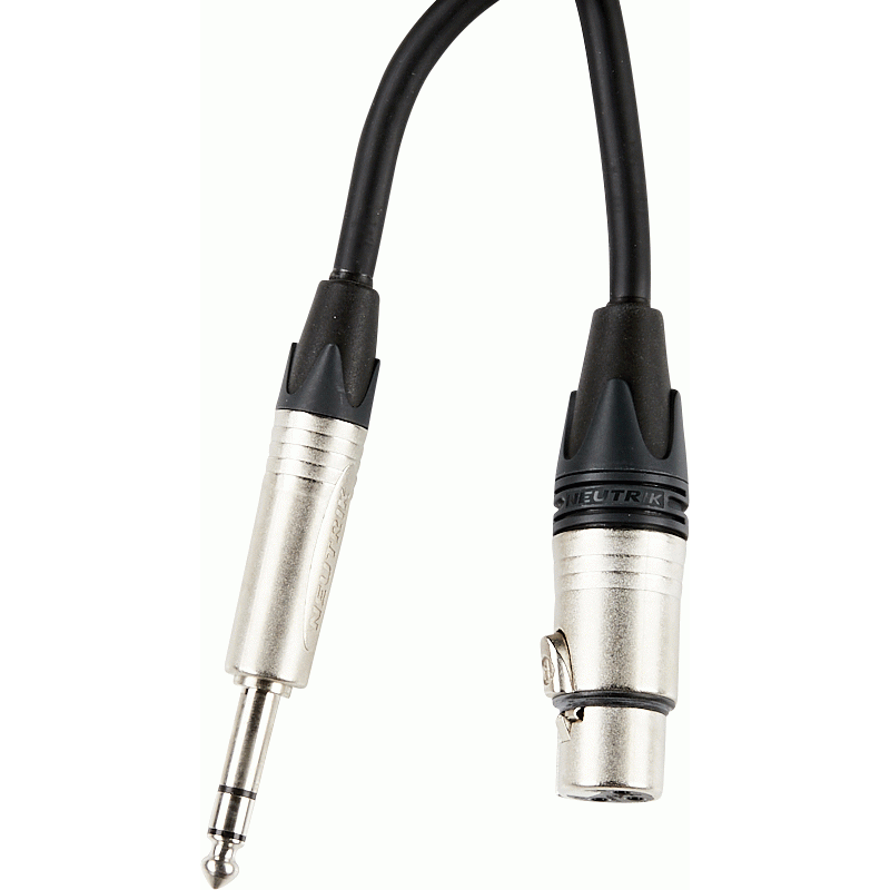 Armour NXLP20 Microphone Cable 20 Foot withNeutrik Connector XLR to Jack