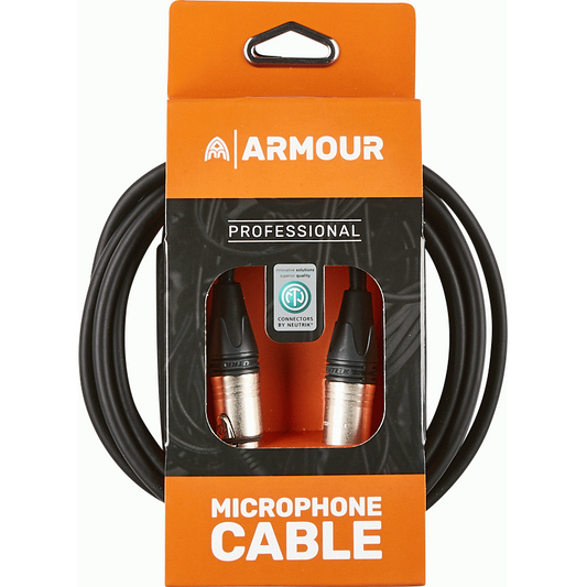 Armour NXXP10 Microphone Cable 10 Foot with Neutrik Connector XLR to XLR