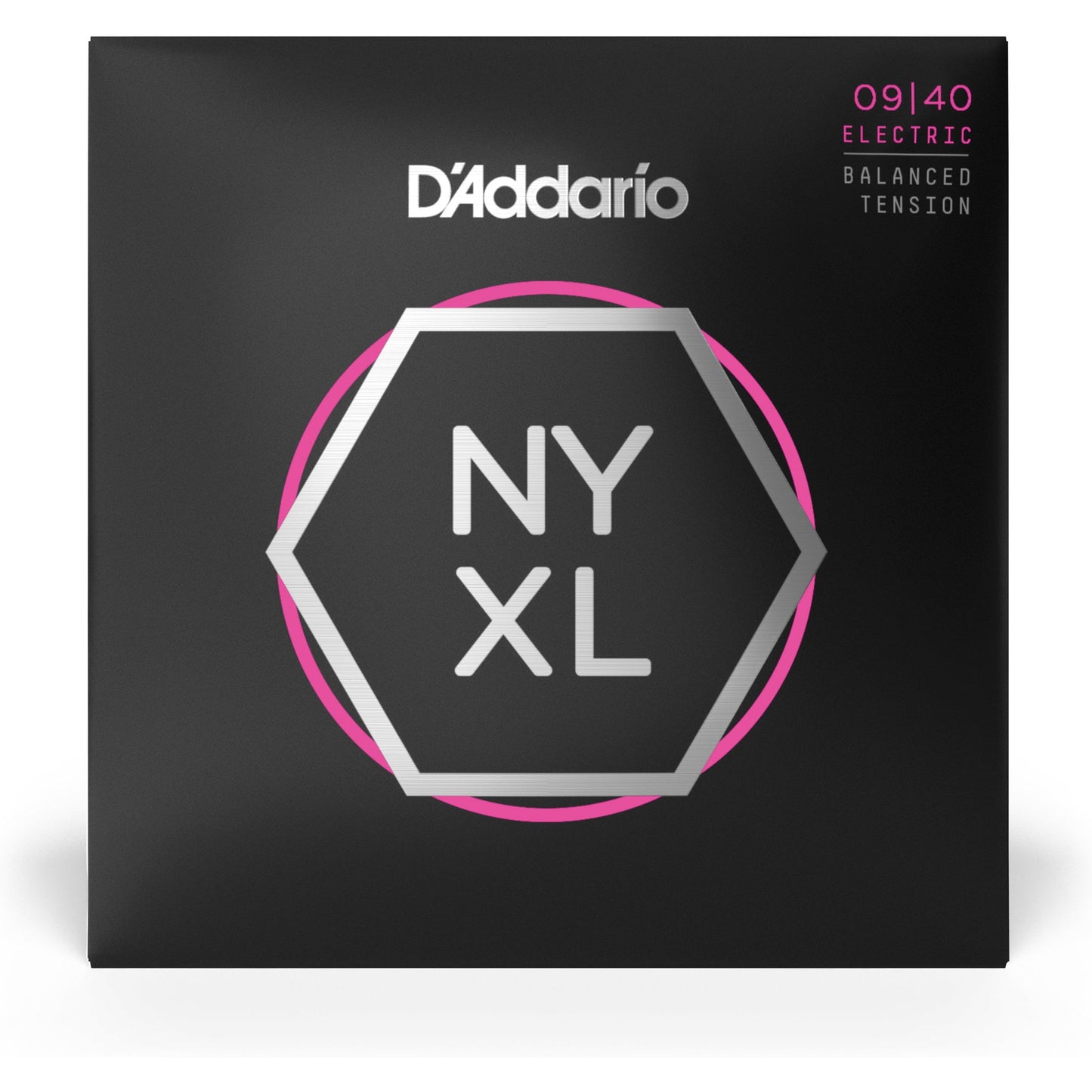 D'Addario NYXL0940BT Nickel Wound Electric Guitar Strings, Balanced Tension Super Light, 09-40