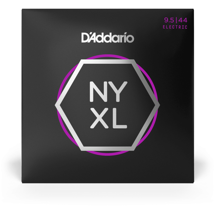 D'Addario NYXL Nickel Wound Electric Guitar Strings – Super Light Plus – 9.5-44