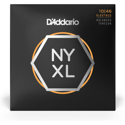 D'Addario NYXL1046BT Nickel Wound Electric Guitar Strings, Balanced Tension, 10-46