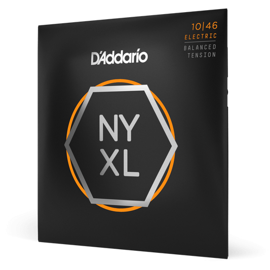 D'Addario NYXL Nickel Wound Electric Guitar Strings – Balanced Tension Regular Light – 10-46