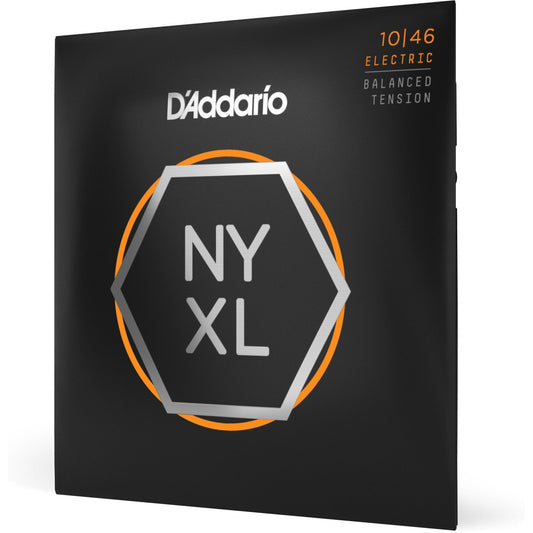 D'Addario NYXL1046BT Nickel Wound Electric Guitar Strings, Balanced Tension, 10-46